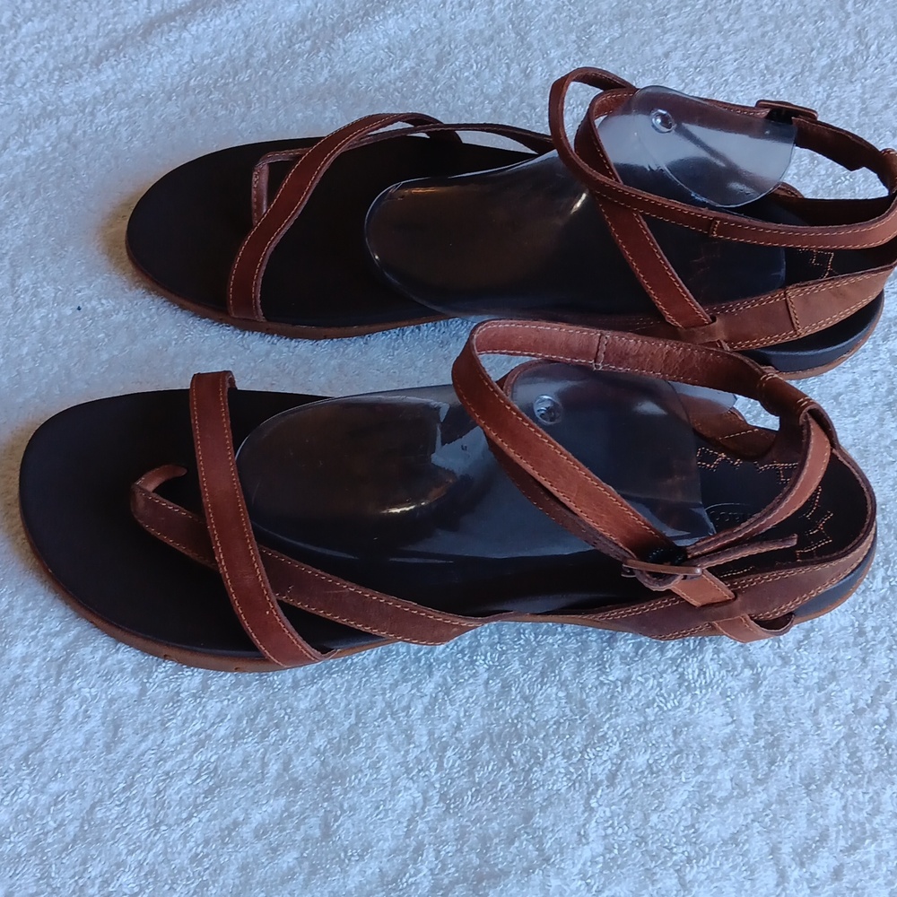 Chaco Brown Strappy Sandals - Picture 7 of 16